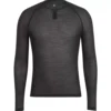 Rapha Merino Mesh Base Layer (Long Sleeve) -Ride Outfit Sales Store prod178299 Black NE 01