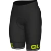 Alé Solid Corsa Shorts -Ride Outfit Sales Store prod183689 Black Fluro20Yellow NE 01