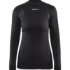 Craft Women's Active Extreme X CN LS Baselayer 1 Craft Women's Active Extreme X CN LS Baselayer -Ride Outfit Sales Store prod207335 Black NE 01
