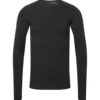 Dhb Merino Long Sleeve Base Layer (M_ 175) AW22 -Ride Outfit Sales Store prod211513 Black NE 01